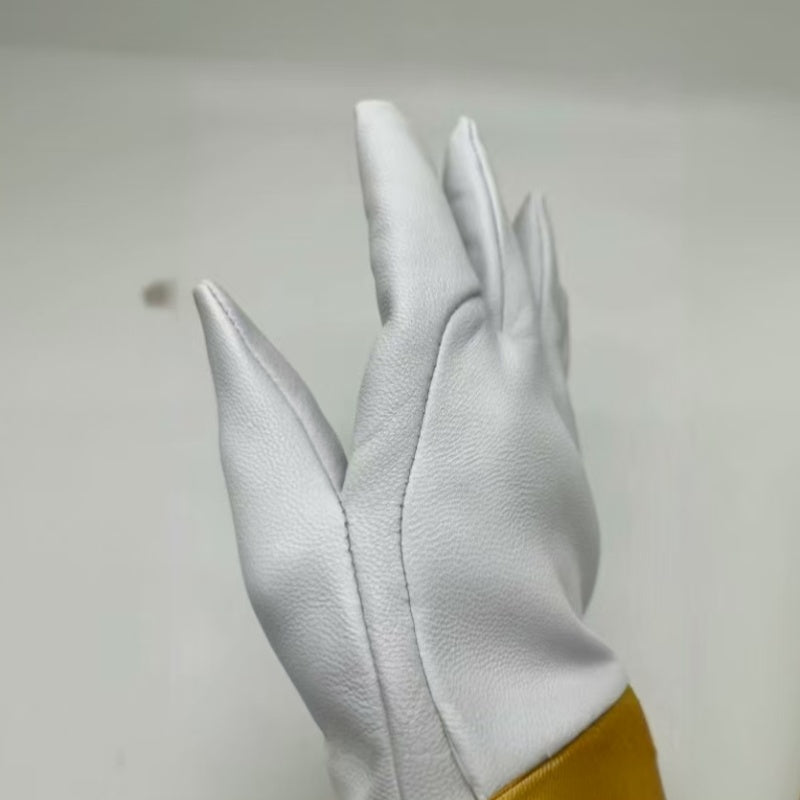 Welding gloves white sheepskin for argon arc