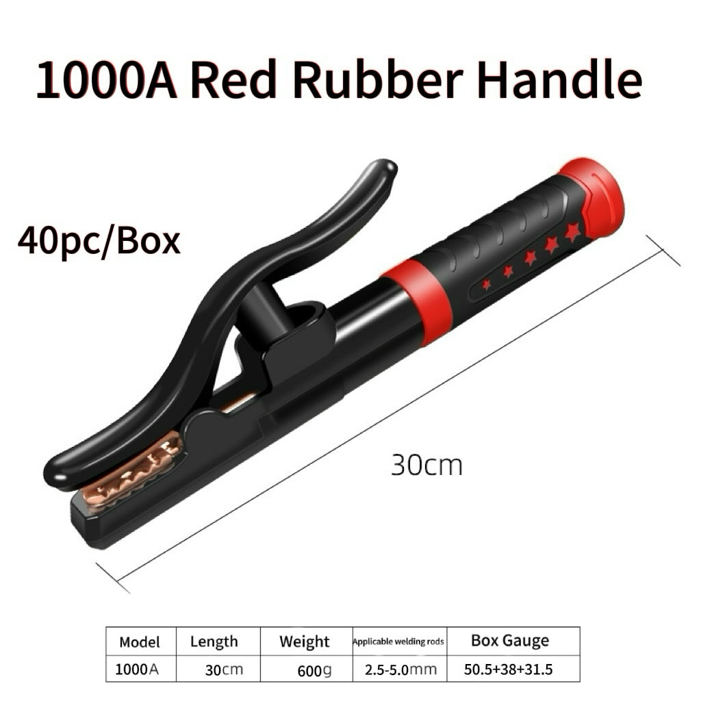 Black King Kong Welding Clamp 1000A 800A Pressure Plate 800A Round Jaw 500A Heavy Duty 1000A