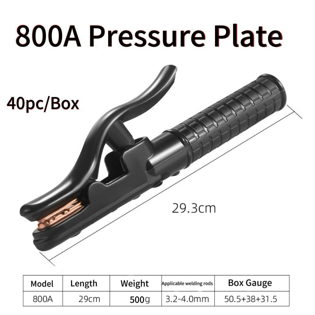 Black King Kong Welding Clamp 1000A 800A Pressure Plate 800A Round Jaw 500A Heavy Duty 1000A