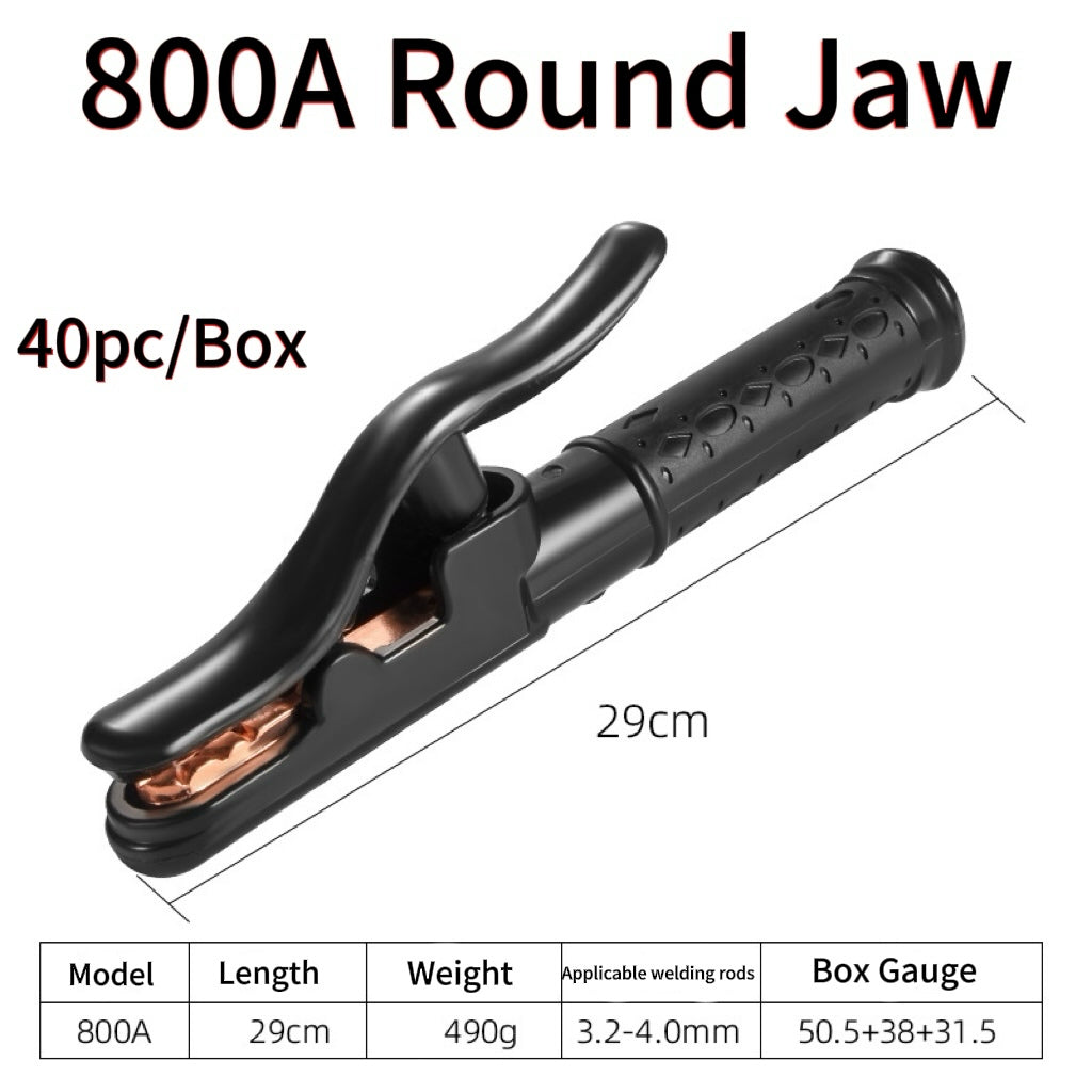 Black King Kong Welding Clamp 1000A 800A Pressure Plate 800A Round Jaw 500A Heavy Duty 1000A