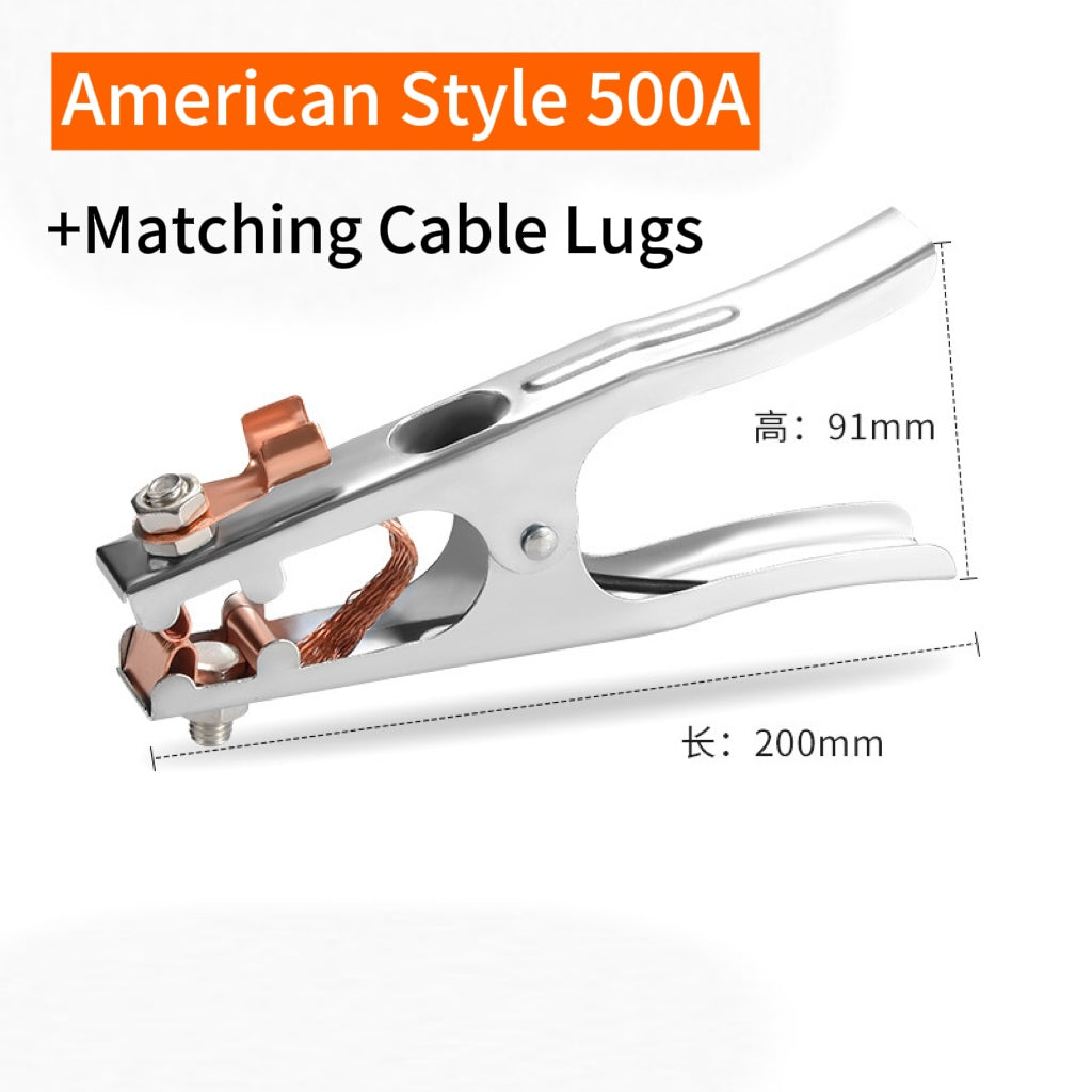 American style Ground Clamp 300A/500A/800A Chrome Plated 800A Dutch style Ground Clamp 100pc/Box