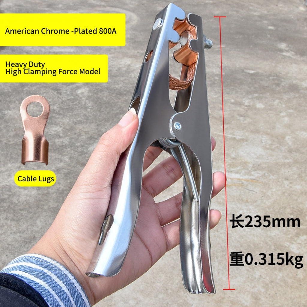 American style Ground Clamp 300A/500A/800A Chrome Plated 800A Dutch style Ground Clamp 100pc/Box