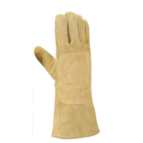 Welding gloves bull double-layer double back leather