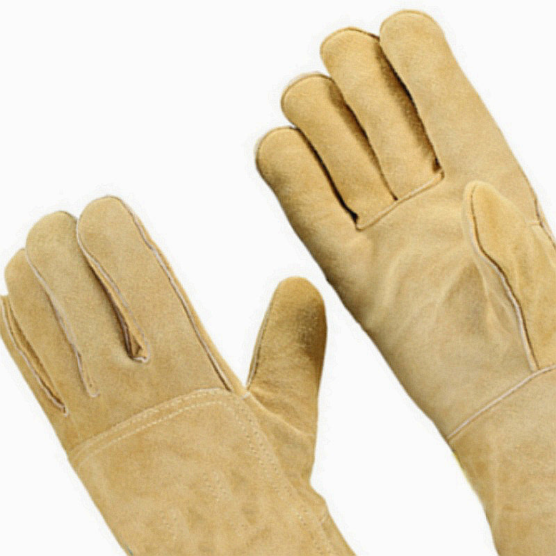 Welding gloves bull double-layer double back leather