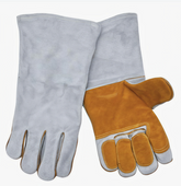 A-level natural color with adhesive three-layer welding gloves