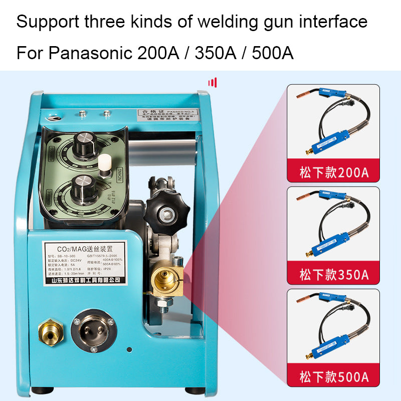 CO2 MIG MAG Gas Shielded Double Drive Welding Wire Feeder