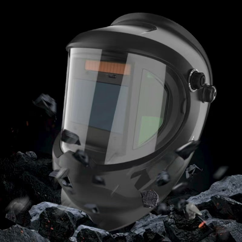 Auto Darkening Welding Helmet Professional Argon Arc Welding Helmet with  Dual Power Supply