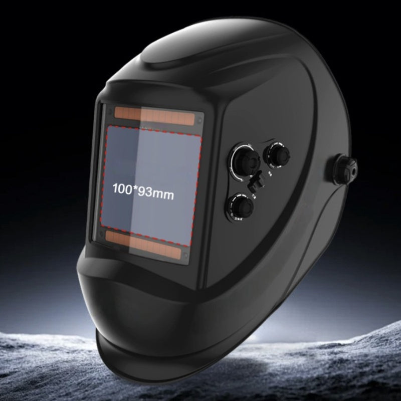Auto Darkening Welding Helmet Super Large True Color Window Dual Power Argon Arc Welding Helmet